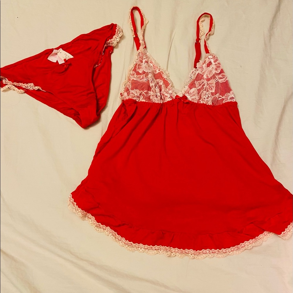 NWT Victoria's Secret Red Lingerie